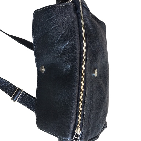 Roots Black Vintage Messenger Bag - Picture 9 of 16